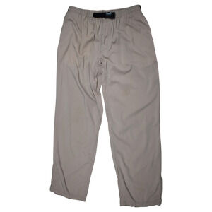 Vintage Woolrich beige thin & lightweight outdoor pants w/ belt Men's size large